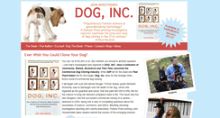 Desktop Screenshot of dogincthebook.com